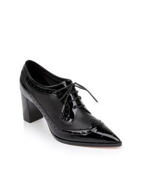 L'Agence Elodie Black Leather Oxford Pump Size 7 - NEW - SOLD OUT